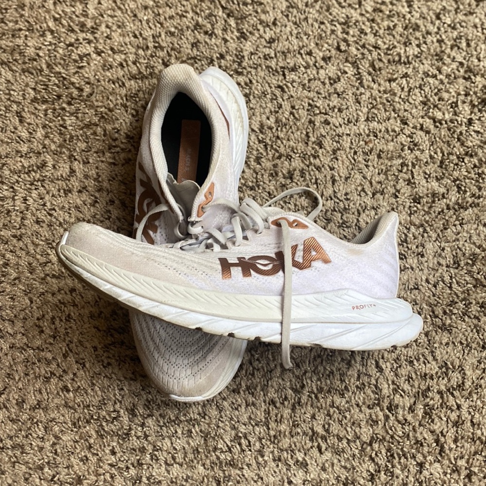 White Hokas